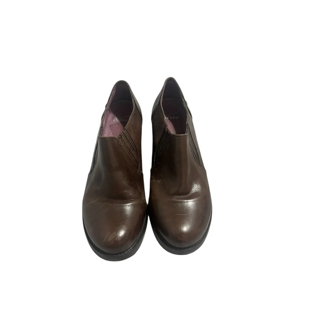 Dansko Brown Leather Heeled Dress Shoes Women's‎ European Size 41 US Size 10